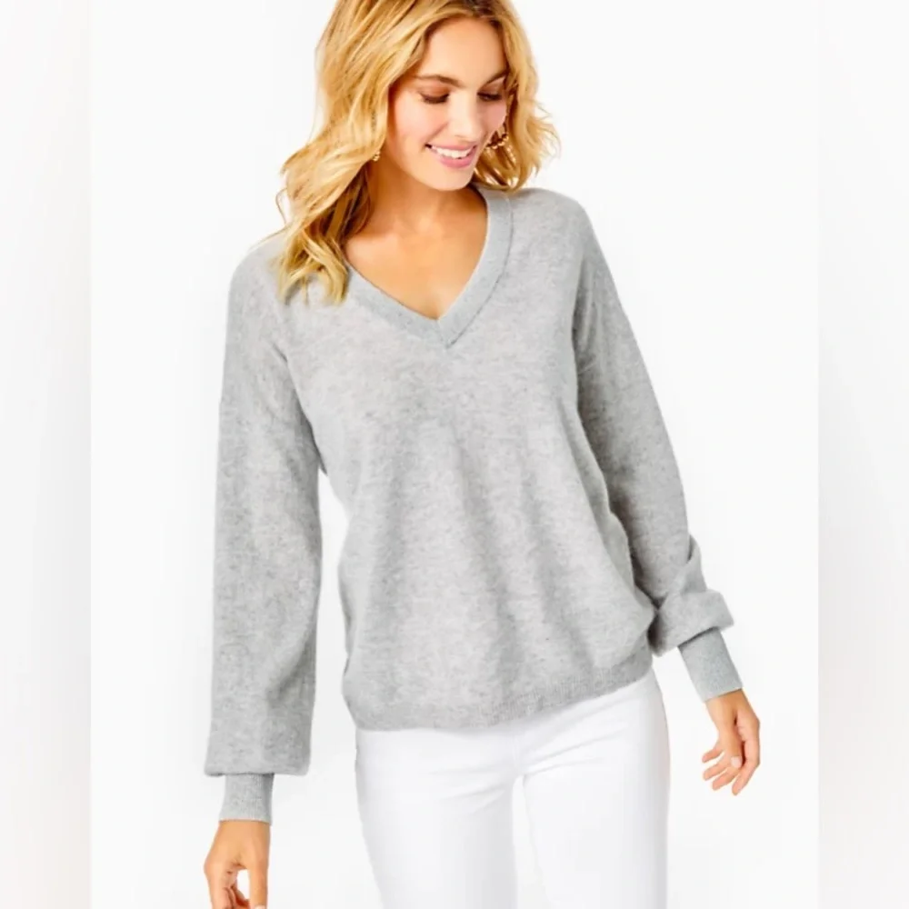 NWT Lilly Pulitzer Jasmina Cashmere Sweater - Picture 2 of 5